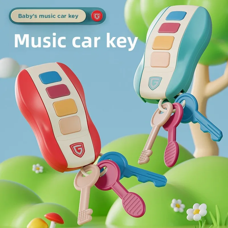 Baby Music TV Remote Control Montessori Early Educational Toys Multi-functional Numbers English Learning Toys Gift for Newborn
