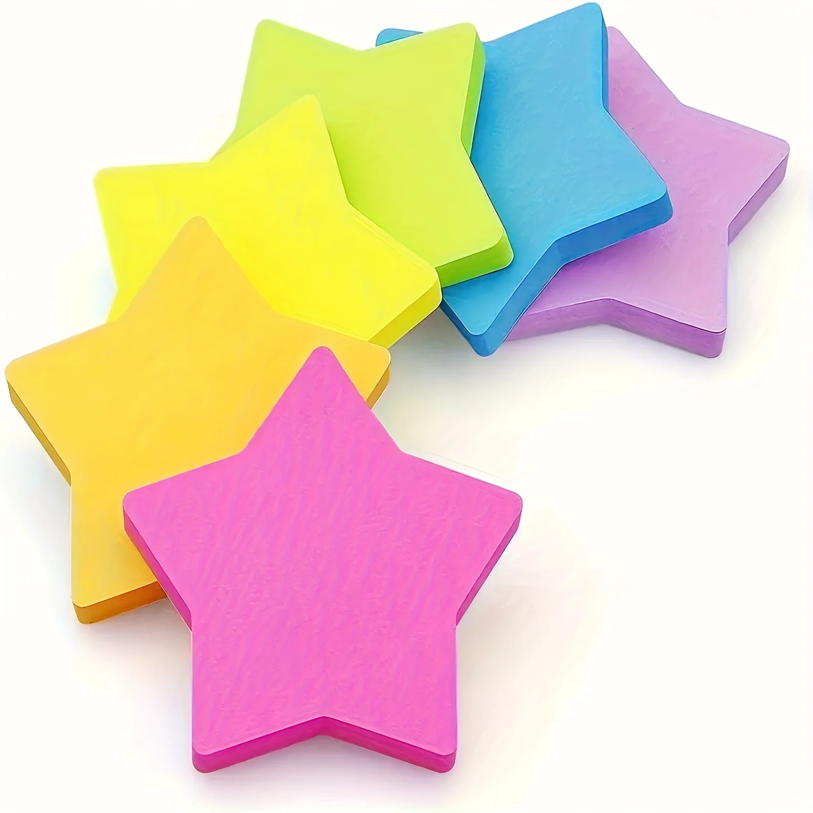 Vibrant Colored Star Stickers - Self-Adhesive, 180 Sheets for Creative Use in Schools, Offices, and Home