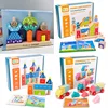 children's Montessori Educational Wooden Toys Variety Castle Animal Creative Building Blocks Smart games Puzzle Matching Toys 1