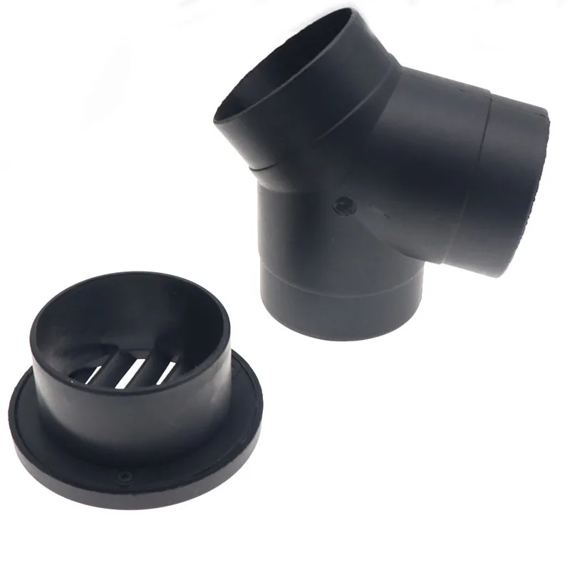 75mm Heater Pipe Duct + Round Flat Warm Air Outlet + Y Piece Vent Hose Clips Set For Webasto Eberspacher Propex Diesel Heater