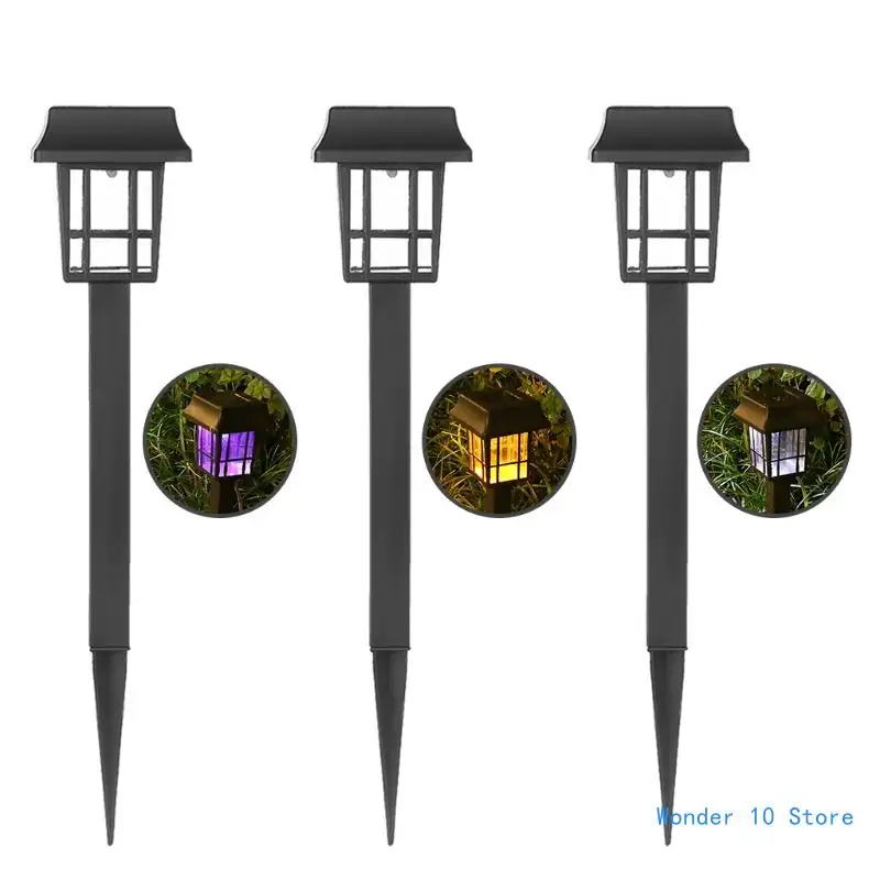 

Solar Pathway LED Light Outdoor Garden Lamp Waterproof Lawn Lantern Lighting Solar Powered Landscape Decoration