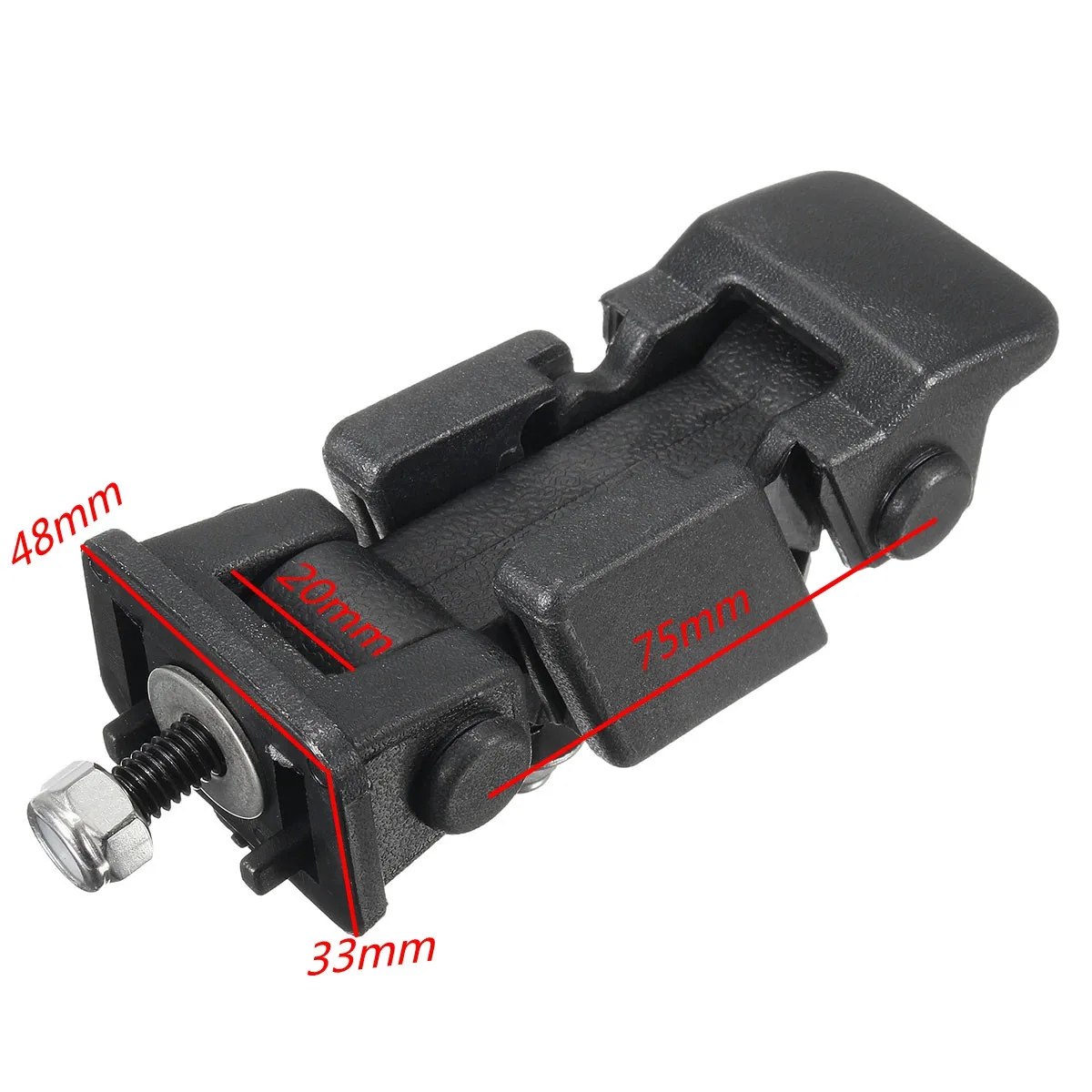 2x Cappuccio Cofano Chiavistello Fermo di Sicurezza Kit per Jeep Tj