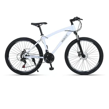 고탄소강 산악 자전거, 오프로드 더블 디스크 브레이크, 충격 흡수 사이클, 24/26 인치, 21, 24, 27/30 속도