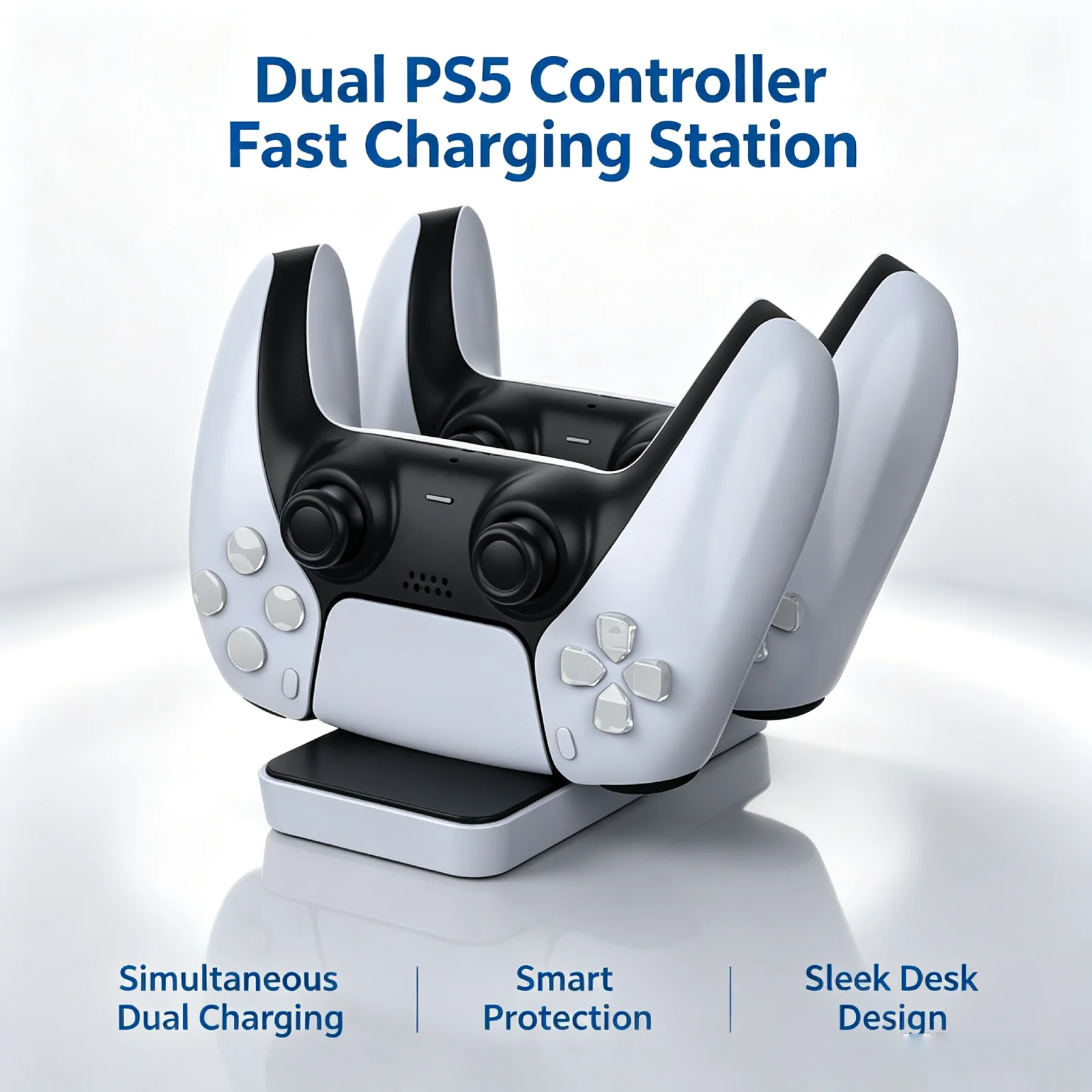 Dual Wireless Controller Charging Dock