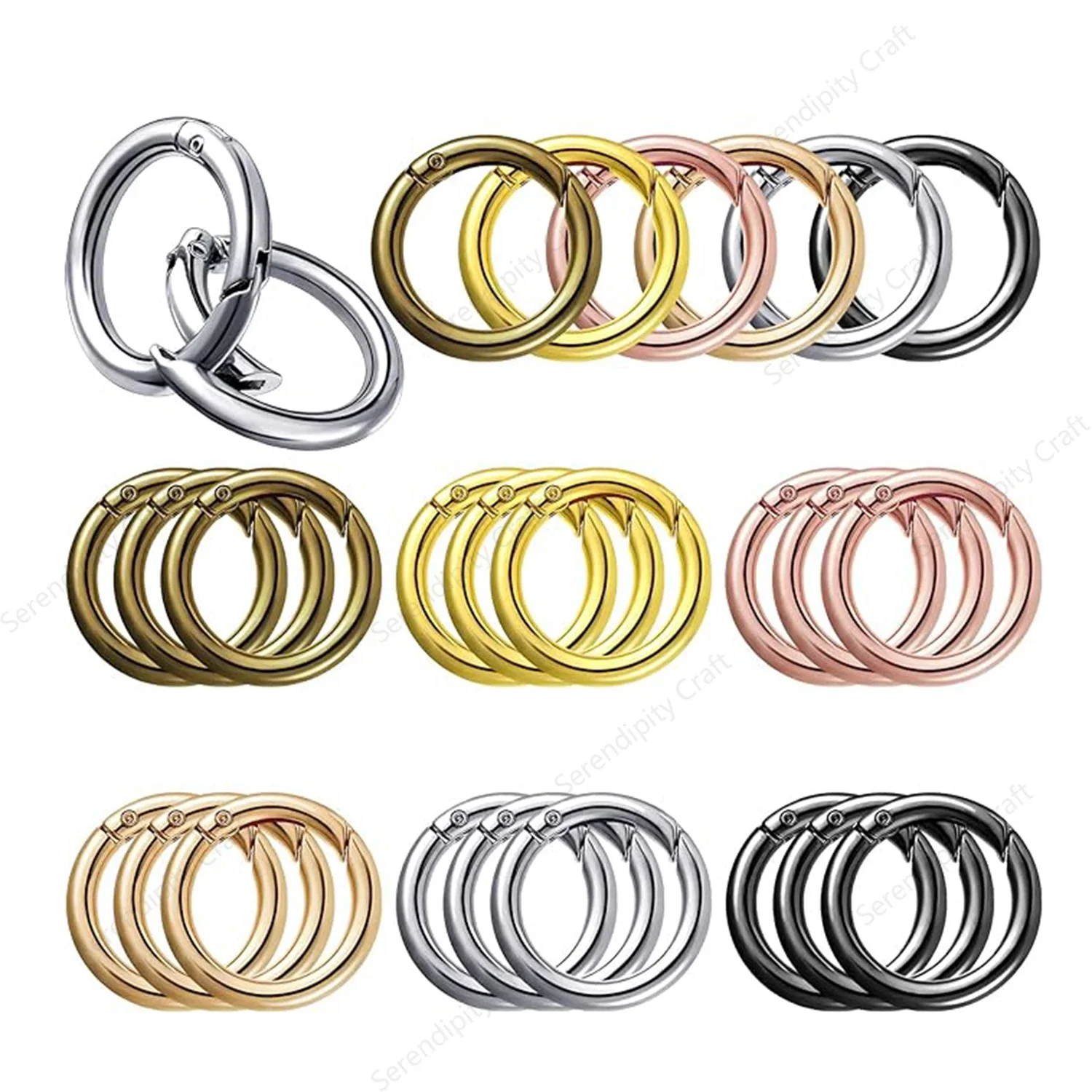 Plastic Keychain Connector Tab/snap/clip Alternative to Jump Ring 