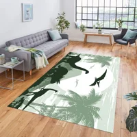Dinosaur Kids Rugs Washable Kids Rug Soft Kids Room Carpet Nursery Living room large area non-slip floor mat Bedroom Decor Rug 2