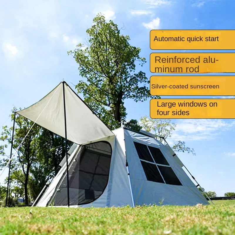

Outdoor Camping Tent Portable Fully Automatic Quick Opening Folding Sun Protection and Rain Protection