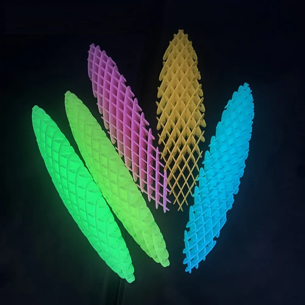 Worm Unpacking Morphing Worm Big Fidget Toy Fidget Six Sided Pressing Stress Relief Squishy Worms Stress Relief Toys