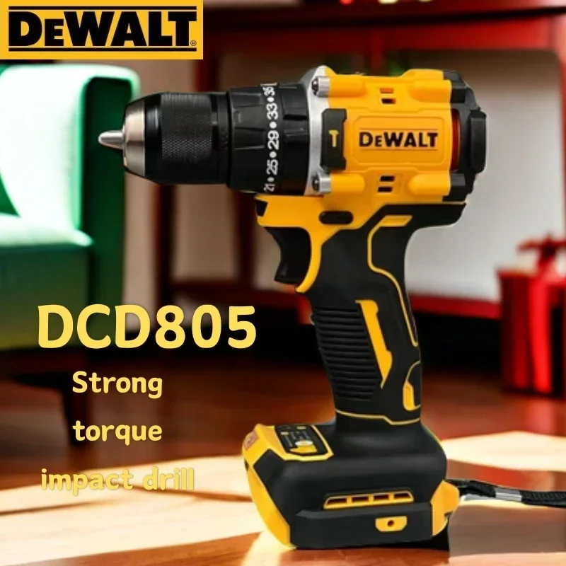 DeWalt 20V Brushless Rechargeable Lithium Battery Impact Drill Multi-Function Drill Electric Hand Drill Dcd805 2
