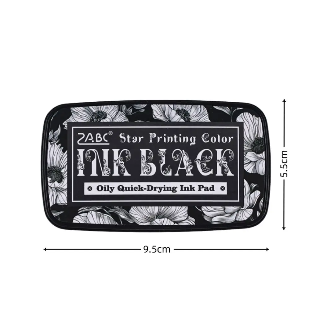 Portable Colorful Ink Pad Easy to Use Rectangular Inkpad School Accessories Self Ink Stamp for Planner Stamps Scrapbook