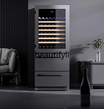 JC-600A Embedded Constant Temperature Wine High-end Wine Cabinet Refrigerator Embedded Ice Bar
