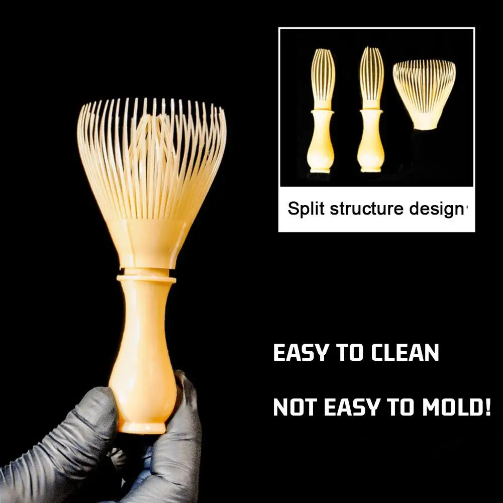 1PC NEW High-end Traditional Matcha Whisk Reusable Resin Whisk Chasen Dishwasher for Matcha Green Tea Powder Tea Ceremony B D9R3