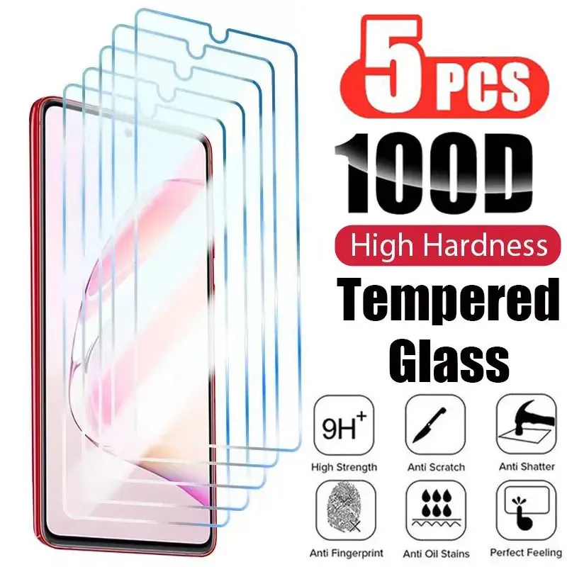 5pcs Tempered Glass For Samsung Galaxy A13 A52 A53 A33 A32 A22 A73 5g