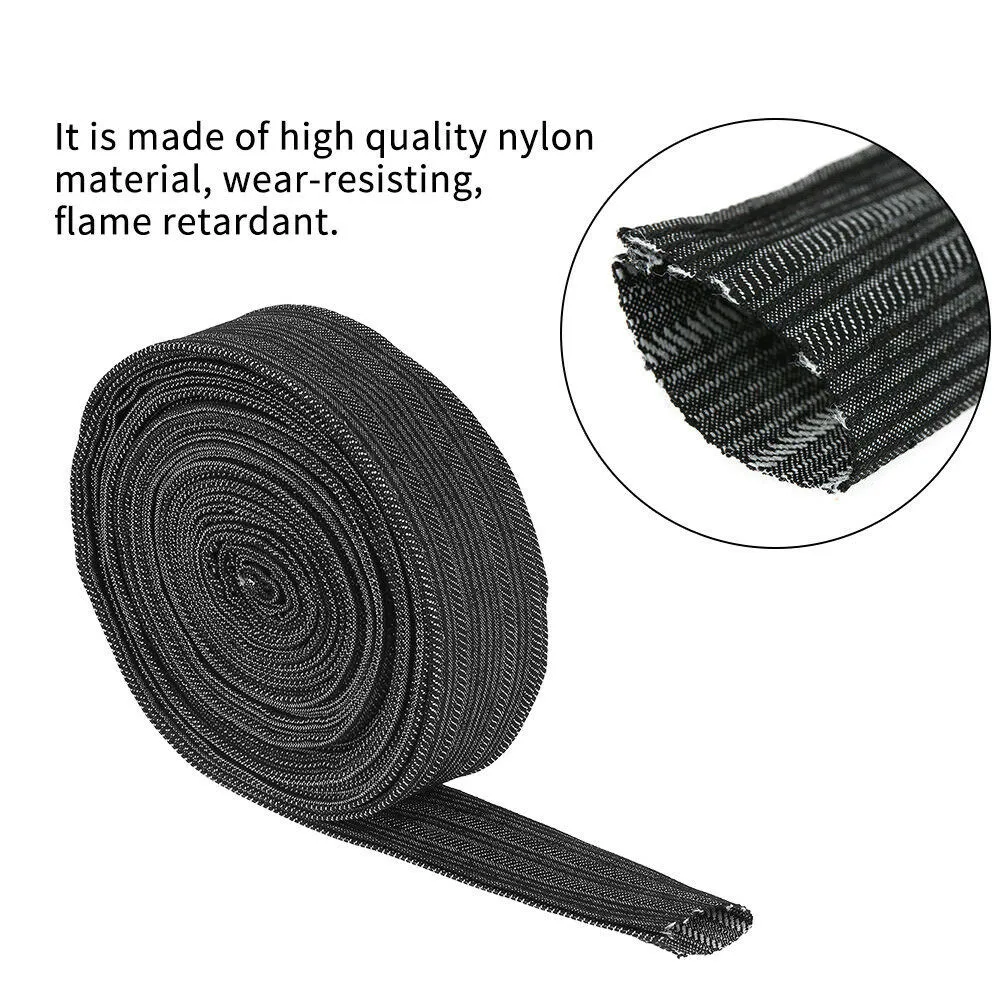 

Sheath Nylon Protective Cover Welding Tig Torch 25FT 7.5m/25ft Accessories Black Hose Hydraulic Parts High Quality