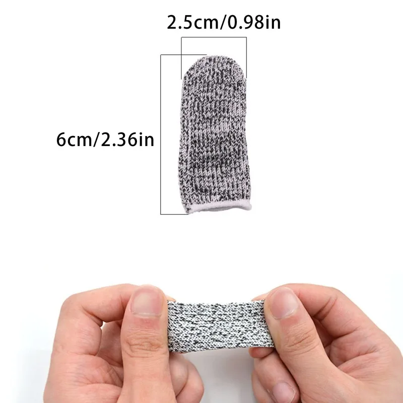 Anti-cut Finger Protector 10 Pcs Finger Cover Kitchen Tool Thumb Knife Picker Cover F Protection Cutting Gadgets
