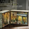 DIY Wooden Miniature Model Kit Mini Box World Molly Garden Casa Doll Houses 3D Puzzle Dollhouse With Furniture for Friends Gifts 2
