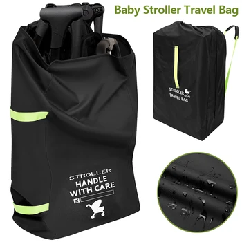 Borsa da viaggio per passeggino Carrozzina in tessuto Oxford Organizzatore universale per sacchetti per la polvere con cinghie a mano Carrelli Accessori Borse per culle Walker