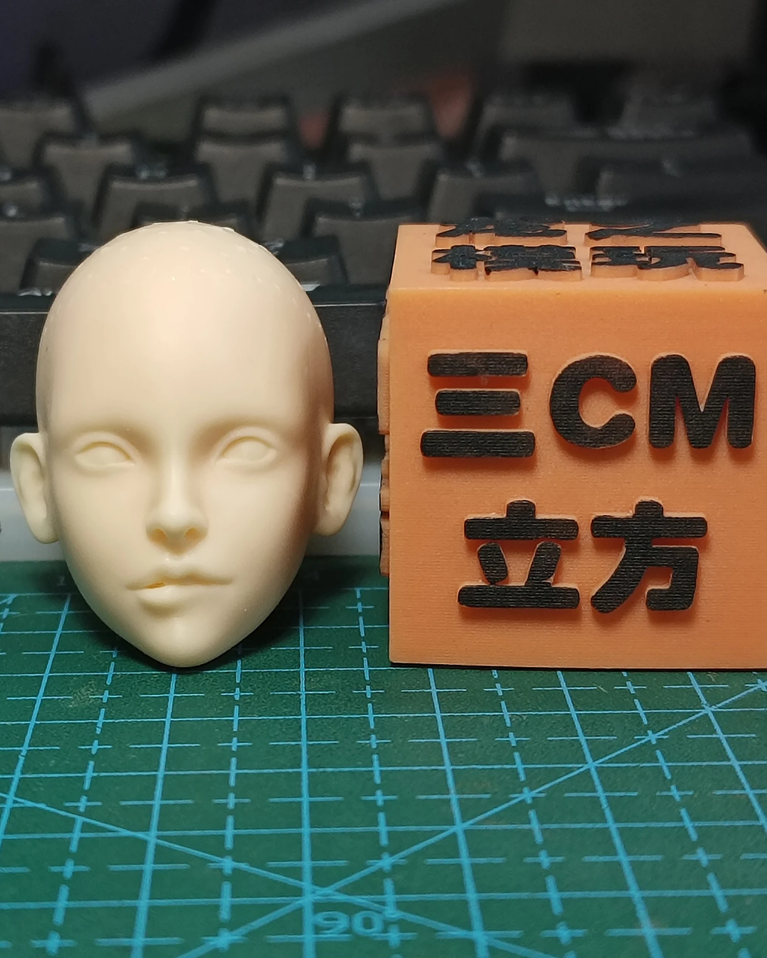 

Unpainted Biting lips Bunny Girl Head Carved Sculpt Model Toys 1/6 Scale Fit 12inch Action Figure