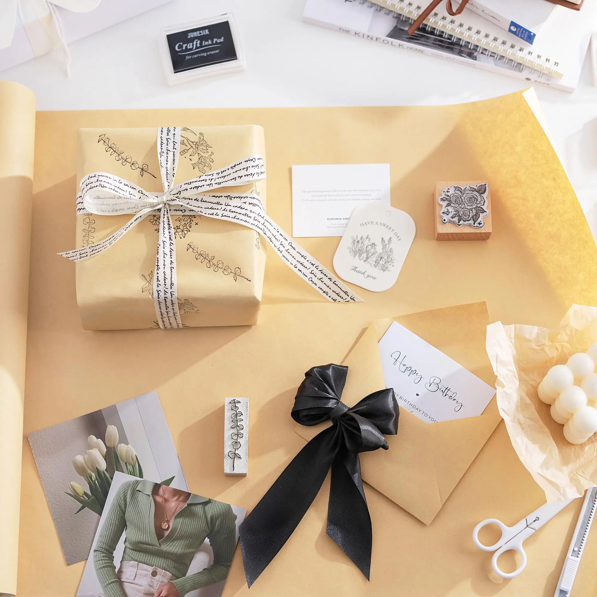 kraft paper Black Wrapping Paper Paper Perfect for DIY Crafts/Drawing/Gift Wrapping Wall Art/Wedding Birthday Festival Supply