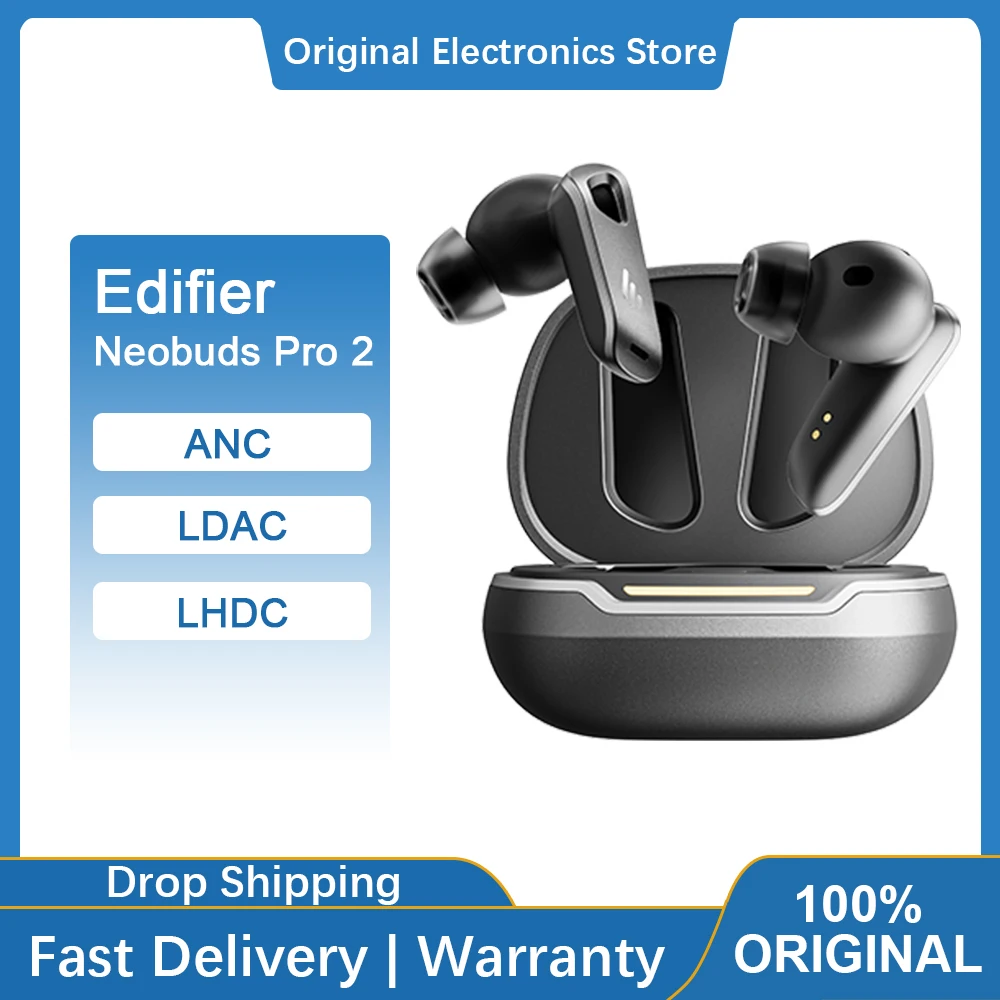 Original Edifier Neobuds Pro 2 True Wireless Earbuds ANC TWS HiRes