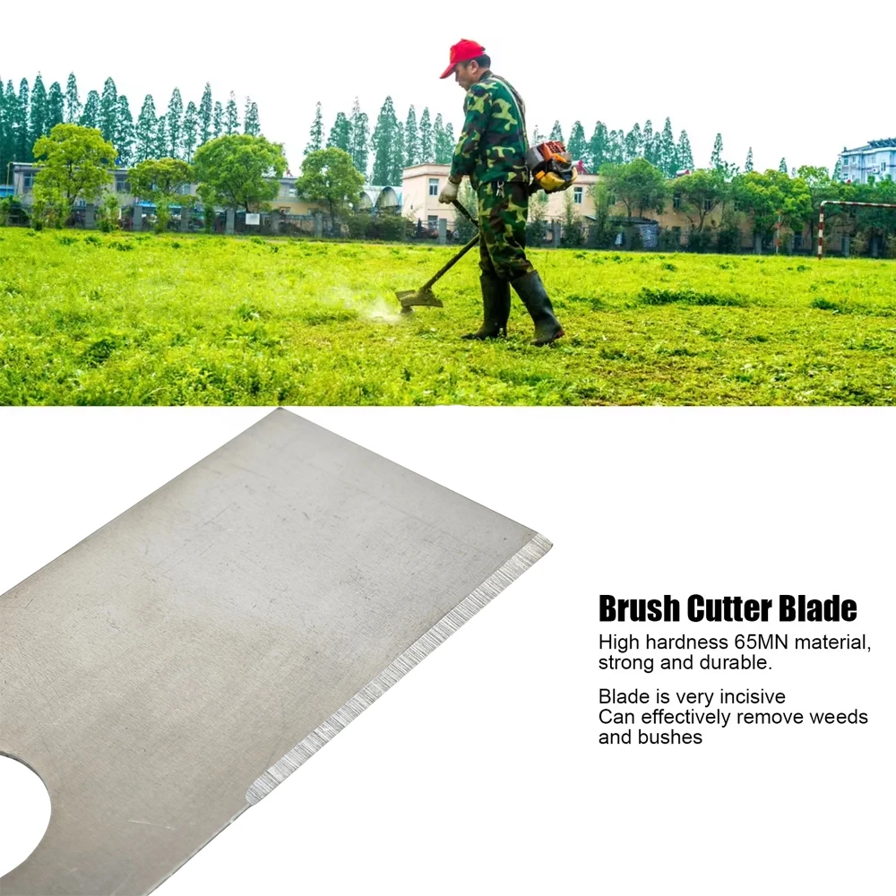 Description Picture 5 of item9inch Lawn Mower Brush Cutter Blade Saw Weed Eater Sting Trimmer Blade Garden Grass Cutting Blades Garden Tool Accessories