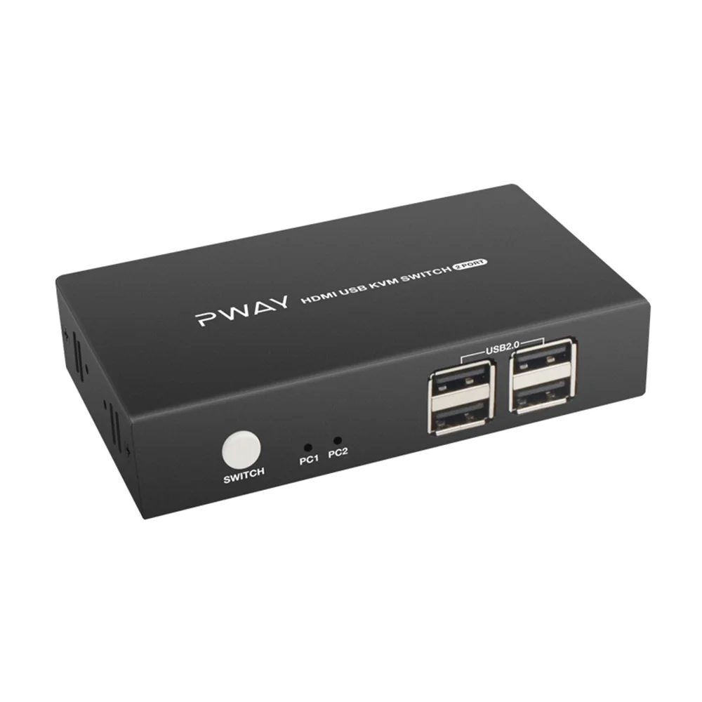 ǻ 4K Kvm HDMI ġ 2   USB 2.0 ó, 2  1 ƿ ġ, ÷ Ʈ,   2 Ʈ, 4k 30hz