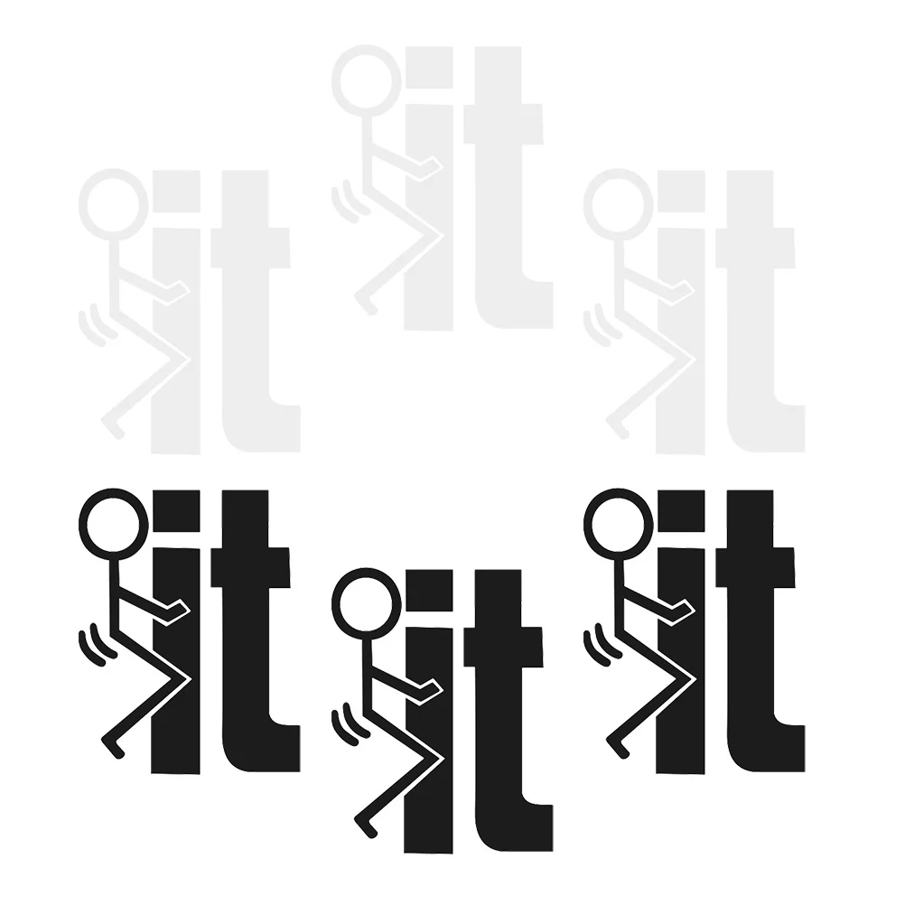 

6 Sheets Car Decal Stickers Funny Car Decorative Decal Car Vehicle Decoration