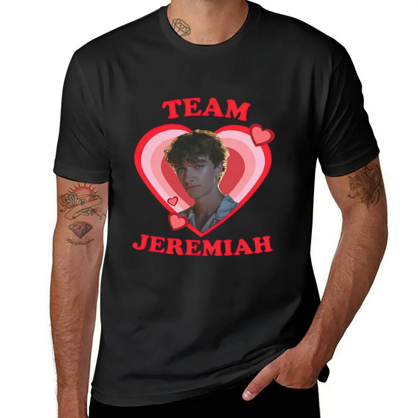 Team Jeremiah heart T-Shirt plain new edition summer top shirts graphic tees men clothes