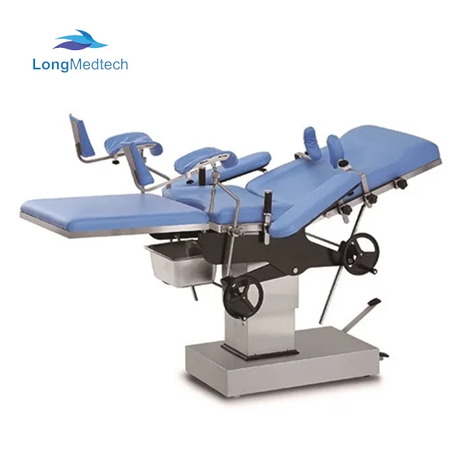 

China Medical Manual Gynecology Chair Delivery Bed Obstetrics Bed