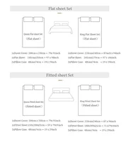 800TC Lyocell Bamboo Fiber Soft Silky Bedding Set Rose Floral Embroidery Lace Ruffles Duvet Cover Flat/Fitted Sheet Pillowcases 2