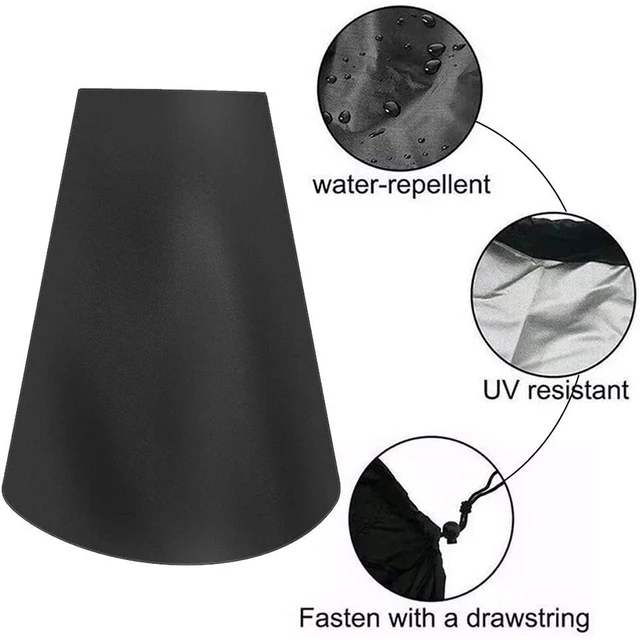 Kültéri Kemence Vízálló Burkolat Kerti Kémény Tűz Pit Védőszállítások Otthoni Kályha Fűtőkészülék Esőálló Oxfordi Ruhadarab - Image 4