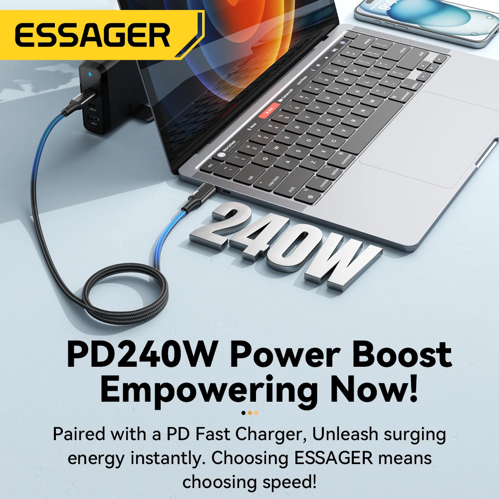 Essager Cable Type C 240W
