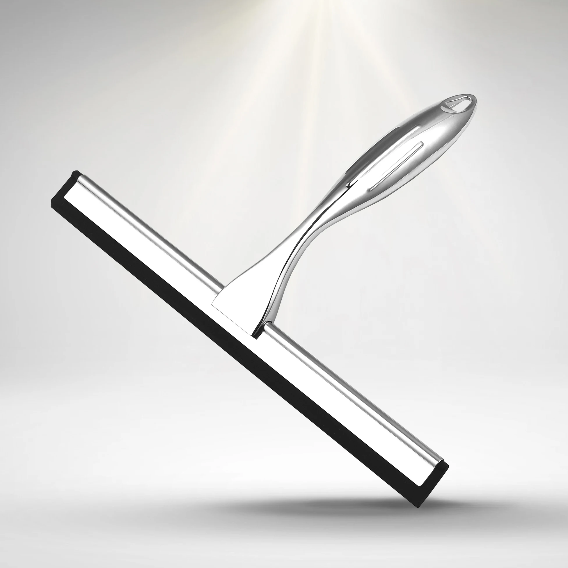 Shower Squeegee 10'' 12'' 14'' INCH Stainless Steel Silicone Rubber Scraper With Hook Door Class Window Windshield window cleaning squeegee cleaning scraper silicone scraper glass scraper glass window scraper cleaning squeegee shower squeegee scraper tool scraper cleaner