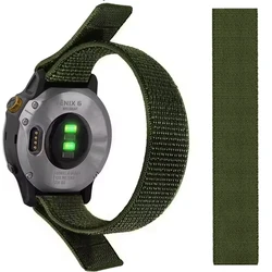 Nylon Replacement Strap - 22MM/26MM Adjustable Watch Band Bracelet - 26mm (Green)