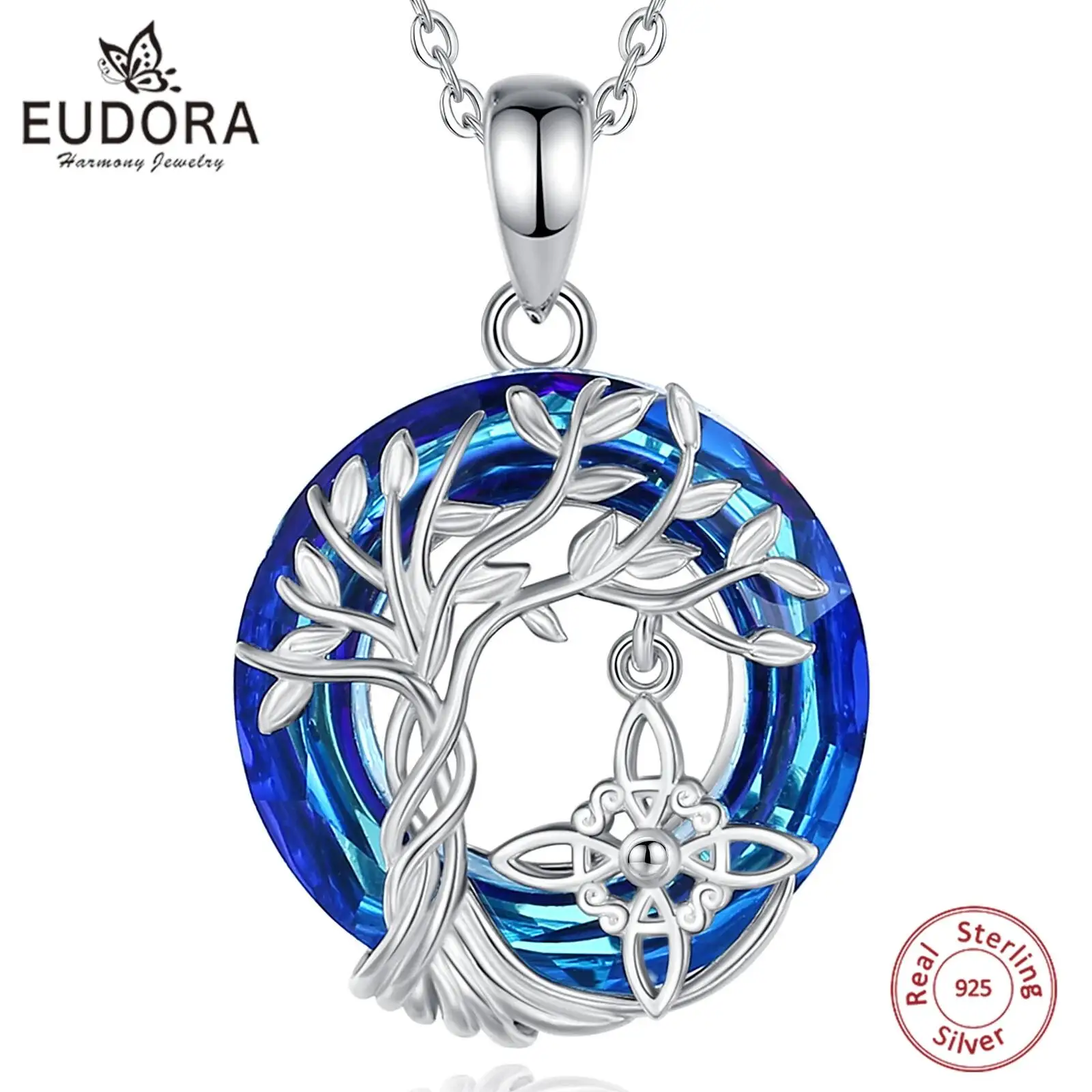 TOUPOP Collana con ciondolo a forma di albero della vita in