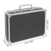 Toolbox Sound Card Aluminum Carrying Case Hard Briefcases for Men Money Metal Suitcase Black Man 4
