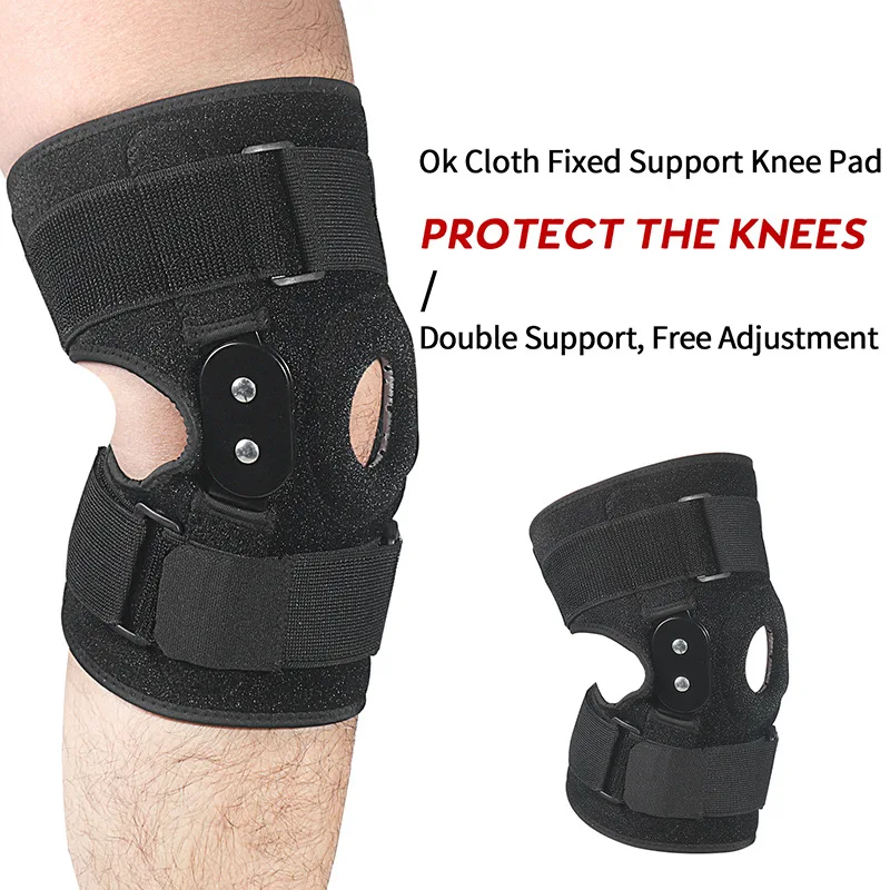 1PC Hinged Knee Brace Knee Support Wrap for Meniscus Tear Patellar Tendon Support Pain Relief Strains Sprains Fitness Equipment