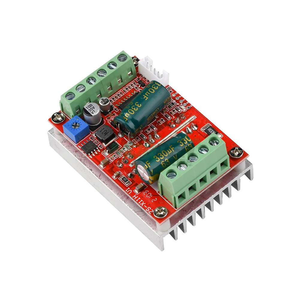 DC 6-60V 16A 400W 3 Phases Hall Brushless Motor Controller Board BLDC PWM Driver Module