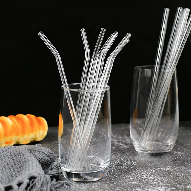 Reusable Bubble Tea Glass Straw  Glass Drinking Straws Bubble -  Eco-friendly - Aliexpress