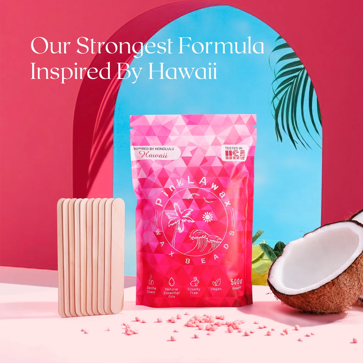 Hard Wax Beads 500g For Hair Removal 10 Sticks Brazilian Waxing For Bikini Face Eyebrow Chest Legs Armpit Women Men hair removal wax