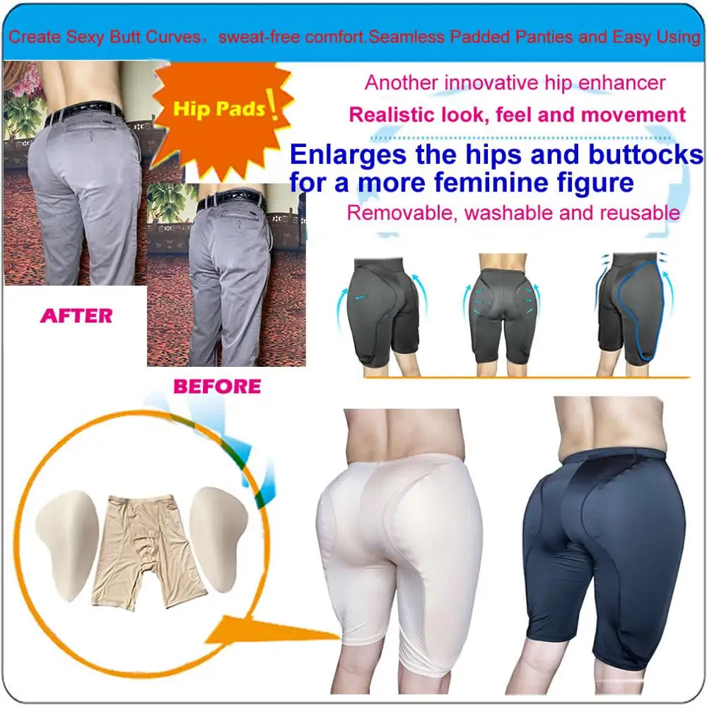 Realistic Hip Pads, Body Shaping