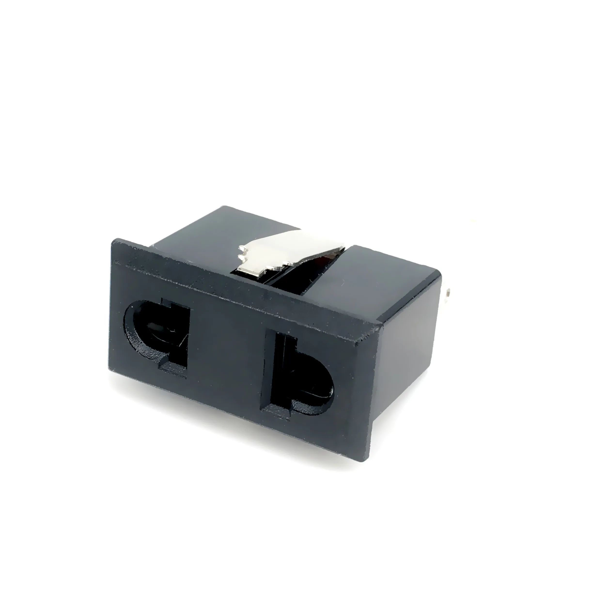 10pcs/lot UPS Power Outlet AC Socket with Shrapnel EU/US 2 Hole Power Socket 10A 250V Electric Connector Wall Outlet