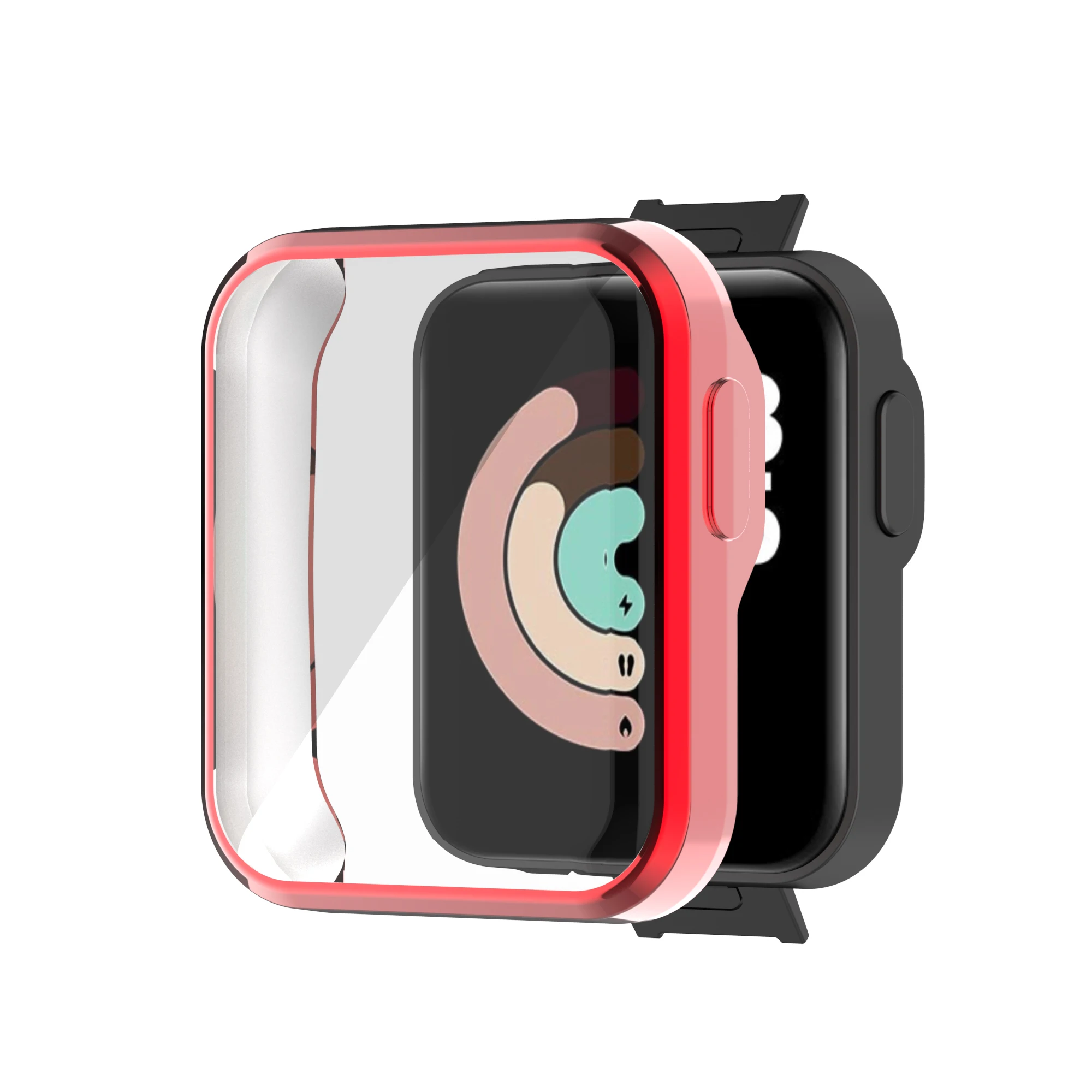 Durable TPU Protective Sleeve for Smartwatch Strap with Full Screen Coverage
