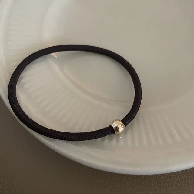 10PCS Girls Elastic Hair Rubber Bands Headbands Metallic Women Ponytail Hairpin Hair Accessories Headband