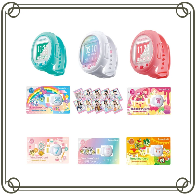 Bandai Genuine Tamagotchi Smart 25Th Anniversary Watch Touch Screen Electronic Pet Machine Dim Card Anime Gift Toy