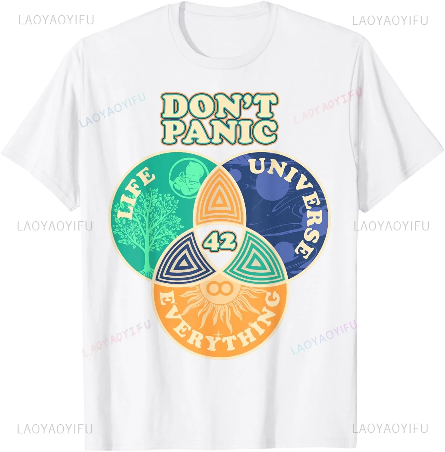 Life Universe Everything 42 공상 과학 소설 우주 연인 티셔츠 커플 웃긴 셔츠 streetwear 그래픽 t 셔츠 Ropa Hombre