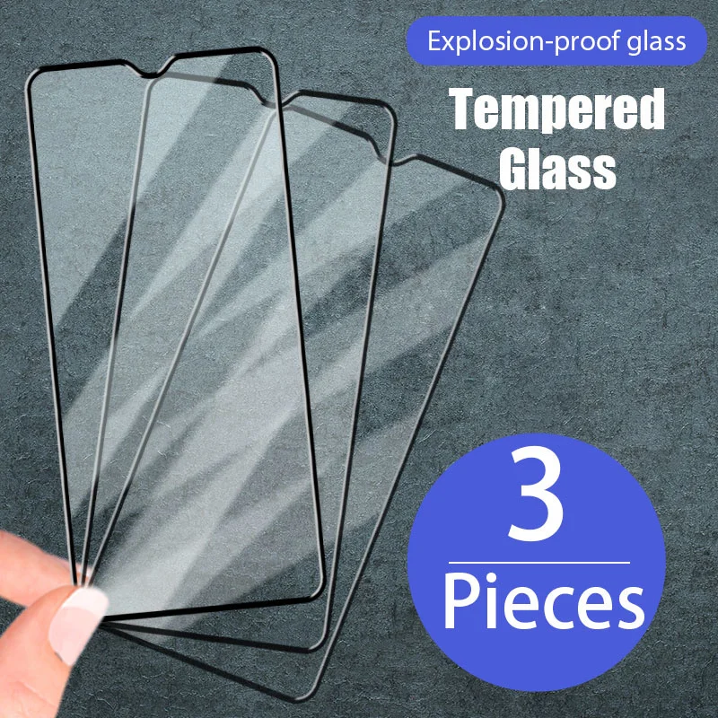 

3PCS Full Cover Tempered Glass for Xiaomi Redmi Note 10 9 8 7 Pro 9S 10S Screen Protector for Redmi 9 9A 9C 9T 8 8A Glass