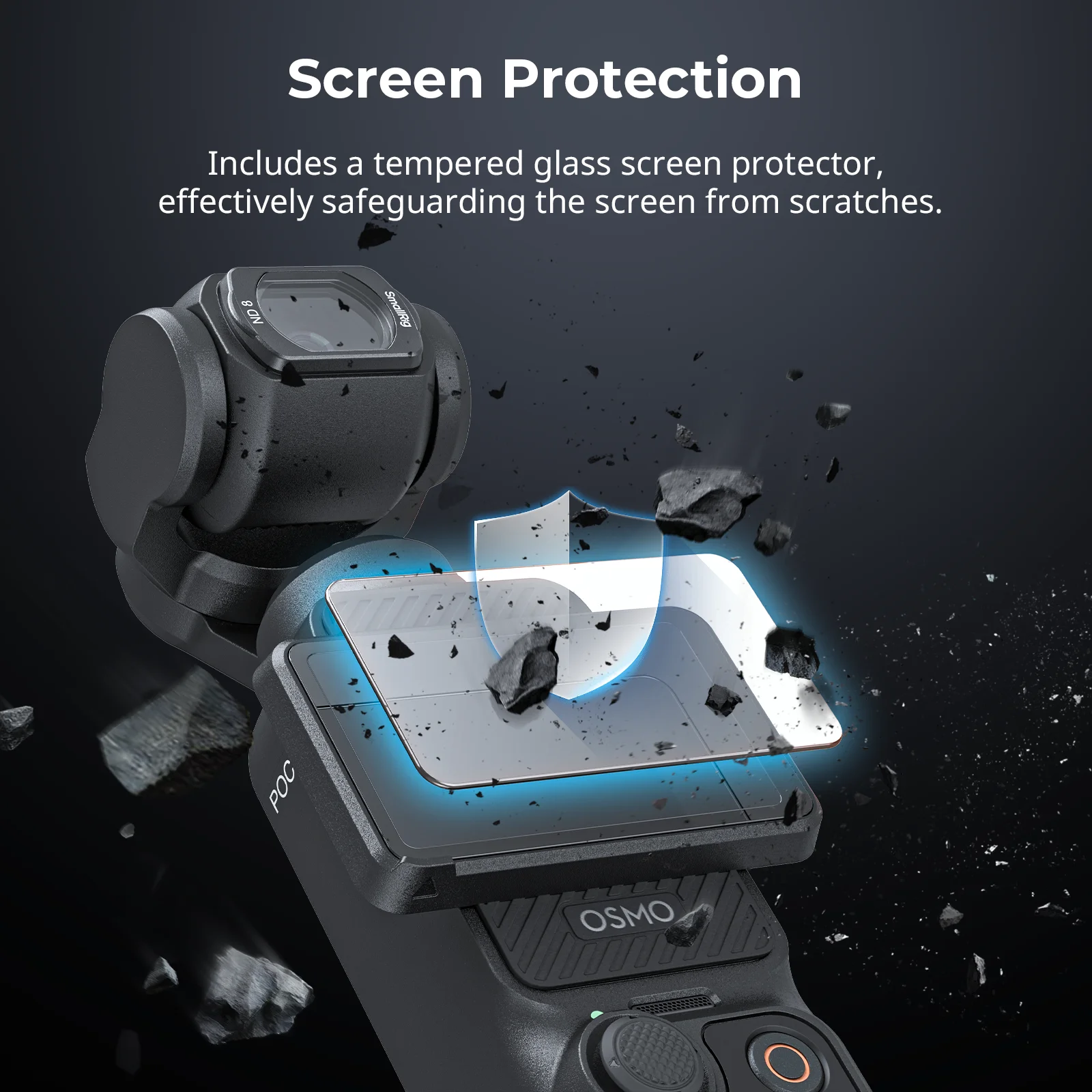 SmallRig Black/White Mist Filter & CPL Filter Set for Osmo Pocket 3, Magnetic S