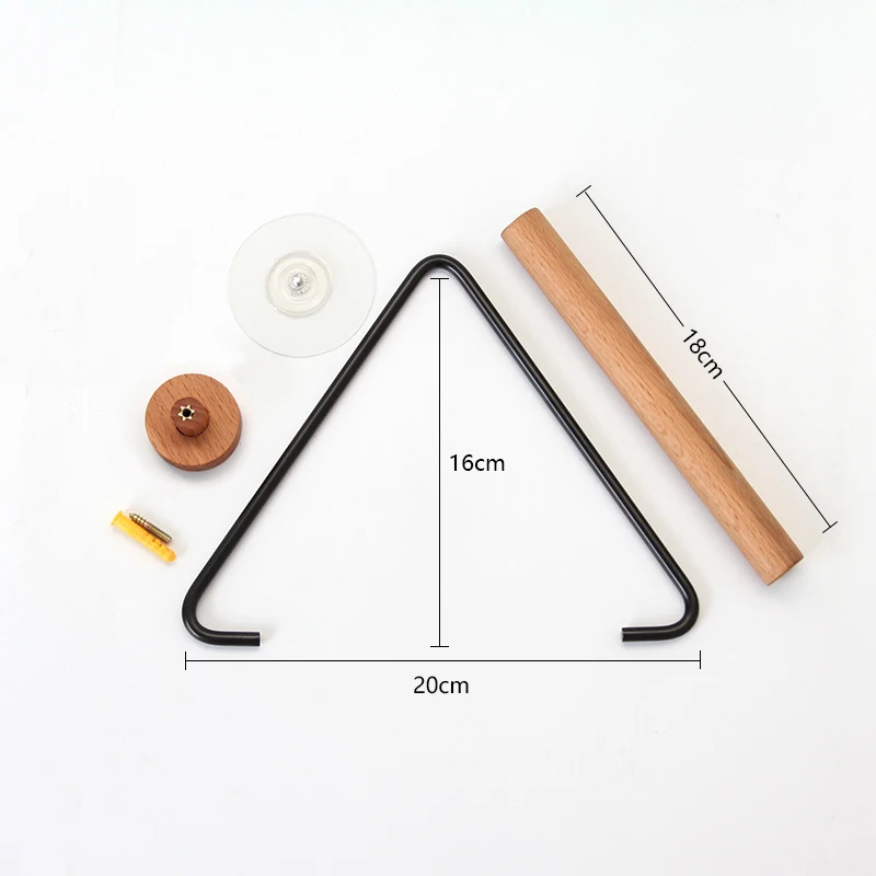 Toilet Paper Towel Dispenser Wooden Paper Roll Holder for Bathroom Contact Holder Household Storage Rack