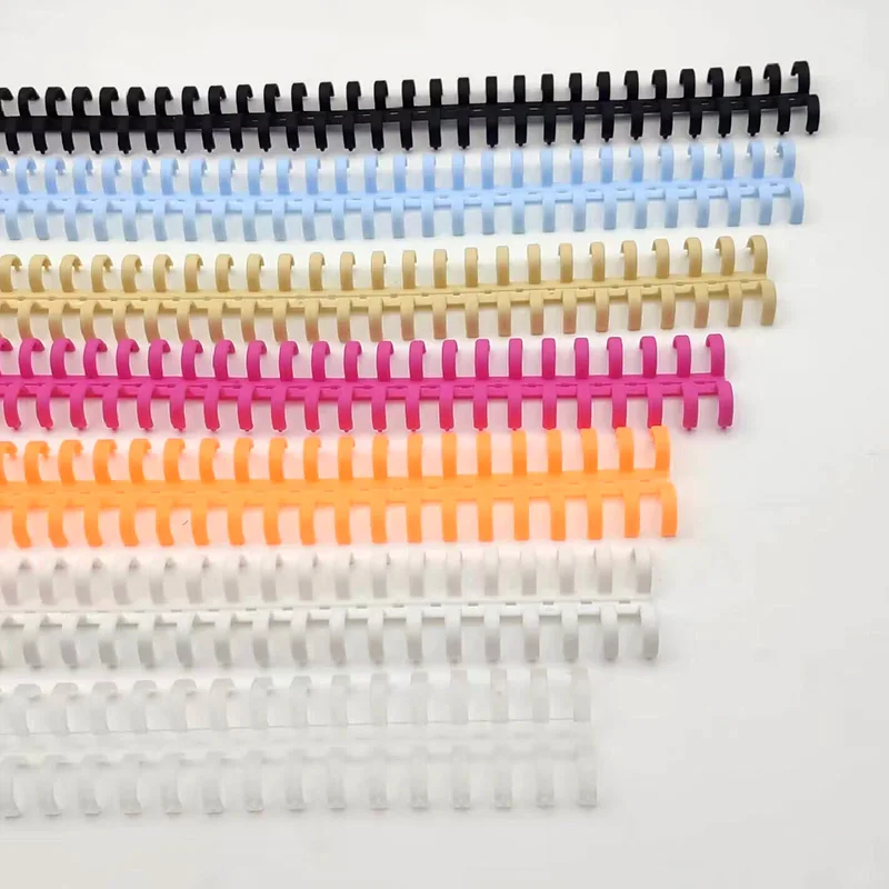 12mm 30/25/20/5/3 Holes Loose-leaf Plastic Binding Ring Spring Spiral Rings Binder Strip For Notebook Stationery Office Supplies